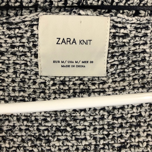 Zara 3/4 Sleeve Slouchy Knit Cardigan. Like New! - Picture 4 of 12